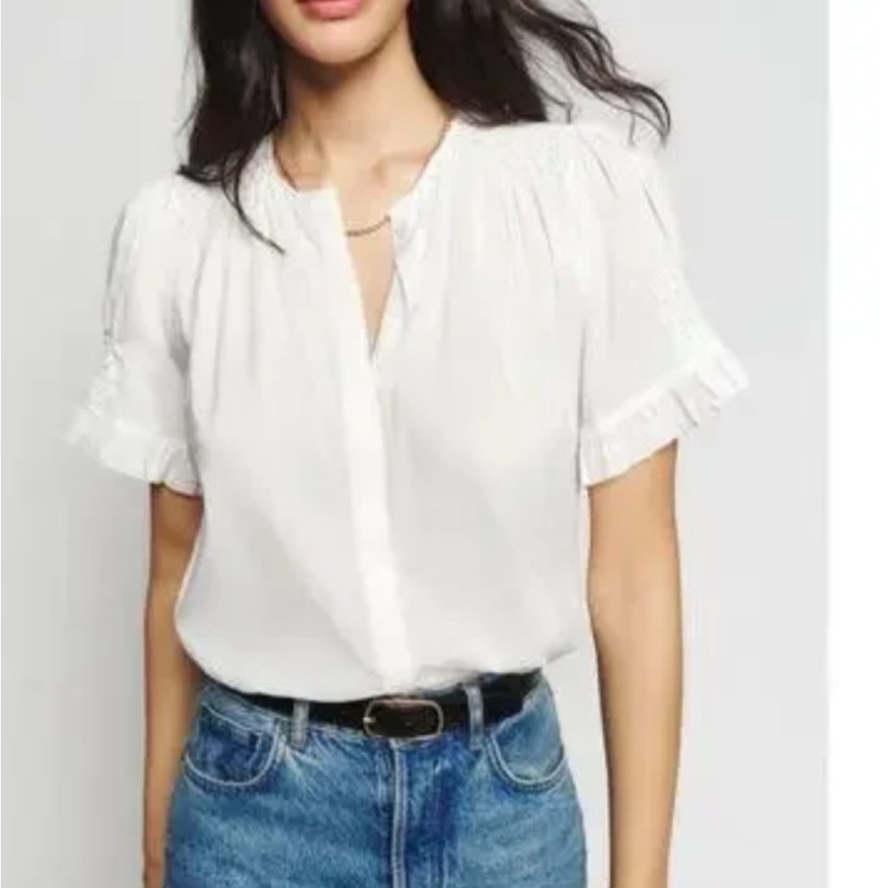 Reformation White Women's Top XS new